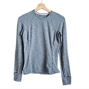 LULULEMON It’s RULU Run Long-Sleeve Shirt In Gray Size 6